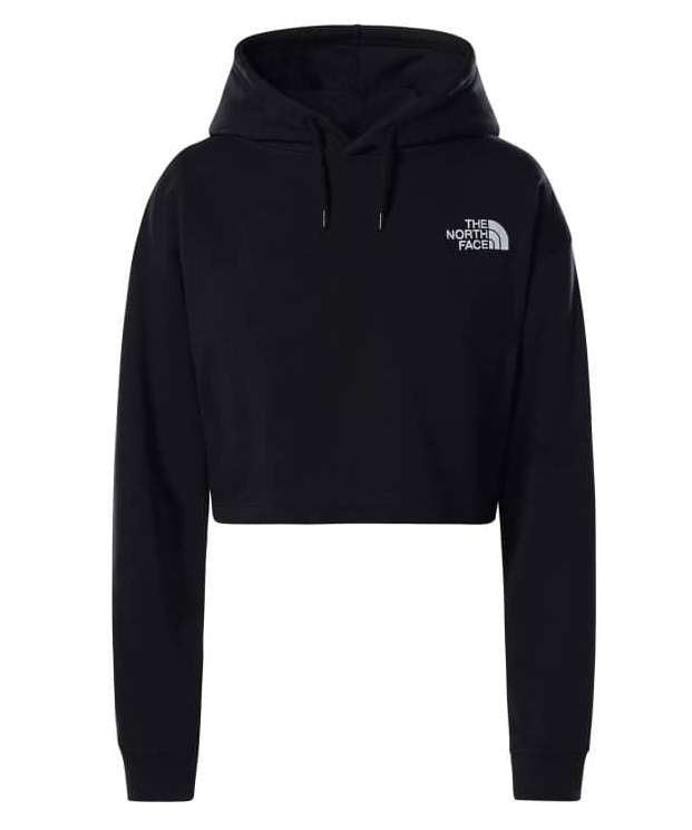 The North Face Women’s Logo Crop Drop Hoodie NF0A53BV-JK3 Black