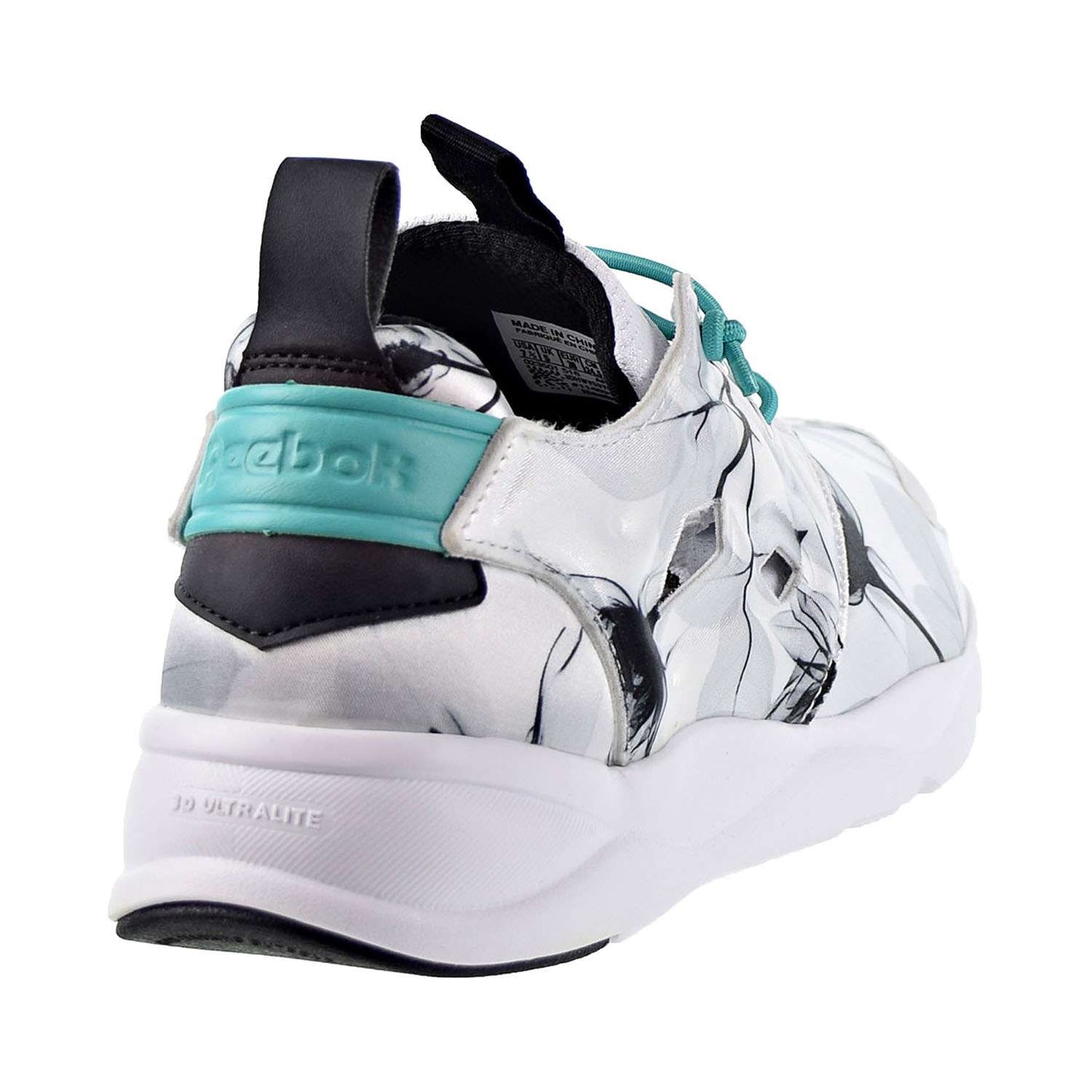 Reebok Women's Furylite Shoes,AR2717,White/Black/Teal