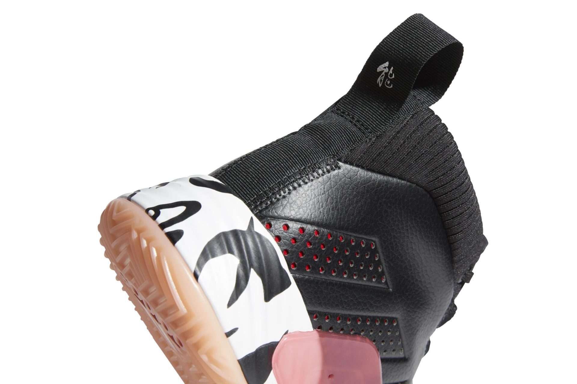 Adidas Men's Dame 5 Shoes (Black / White / Scarlet)