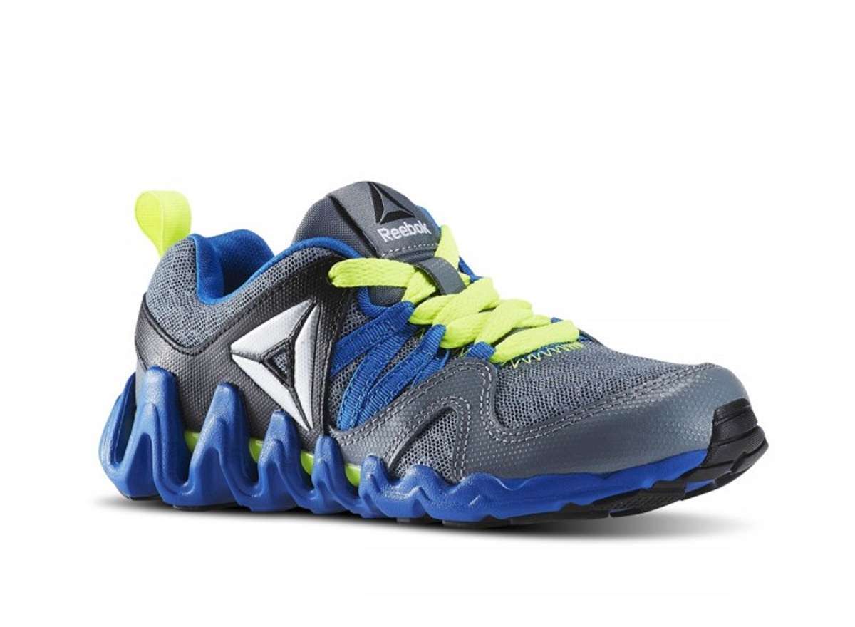 Reebok Kid's(Little Kid) Zig Big N' Fast Fire Shoes,BD3910, Asteroid Dust / Silver Met / Awesome Blue / Black