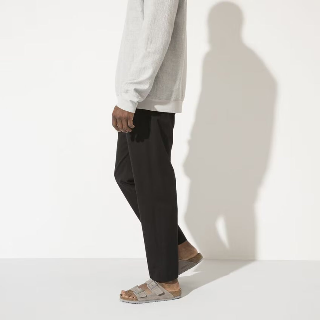 BIRKENSTOCK ARIZONA SOFT FOOTBED SLIDES - STONE COIN