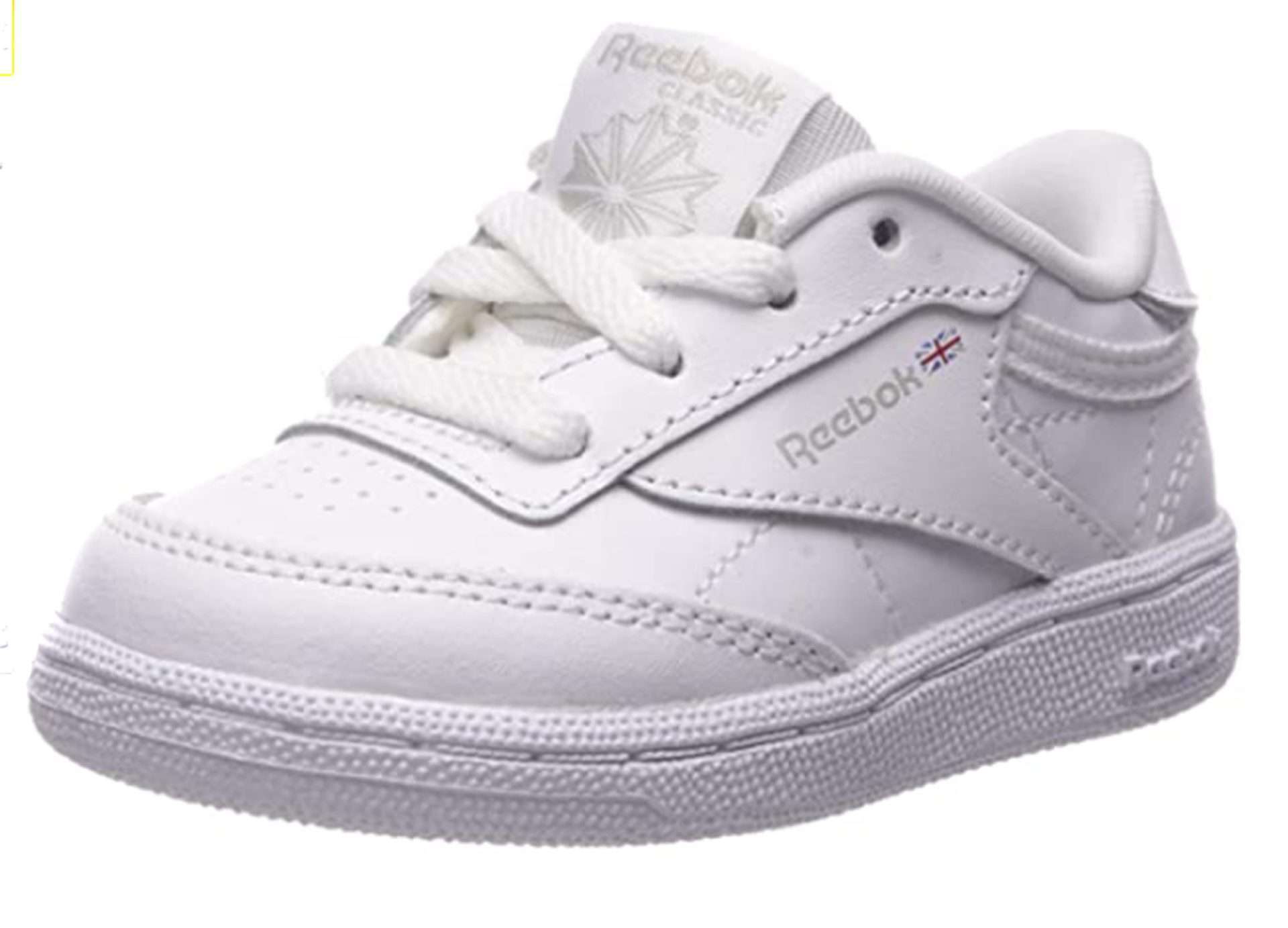 Reebok Kid's(Infant) Club C Shoes,BS7571,White/Sheer Grey