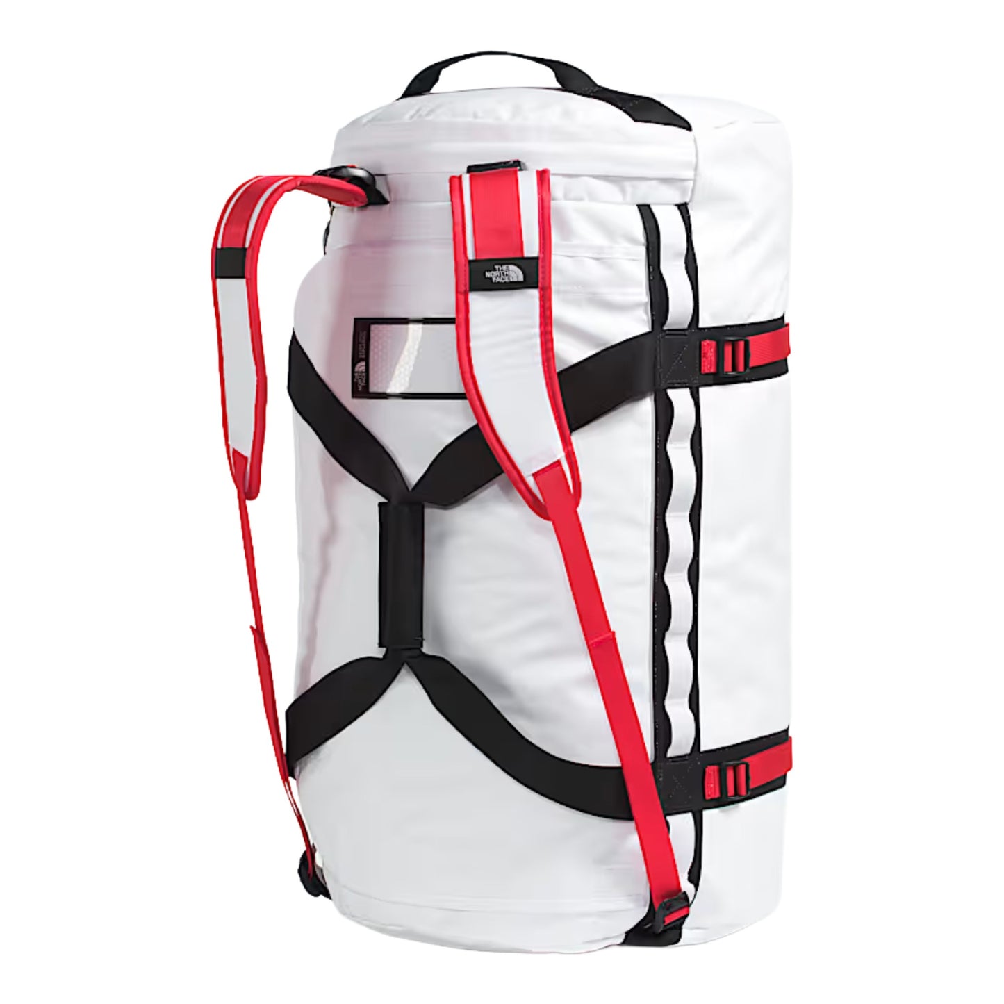 The North Face Base Cam Duffel - L(95L) TNF White/TNF Black/Elevation Red