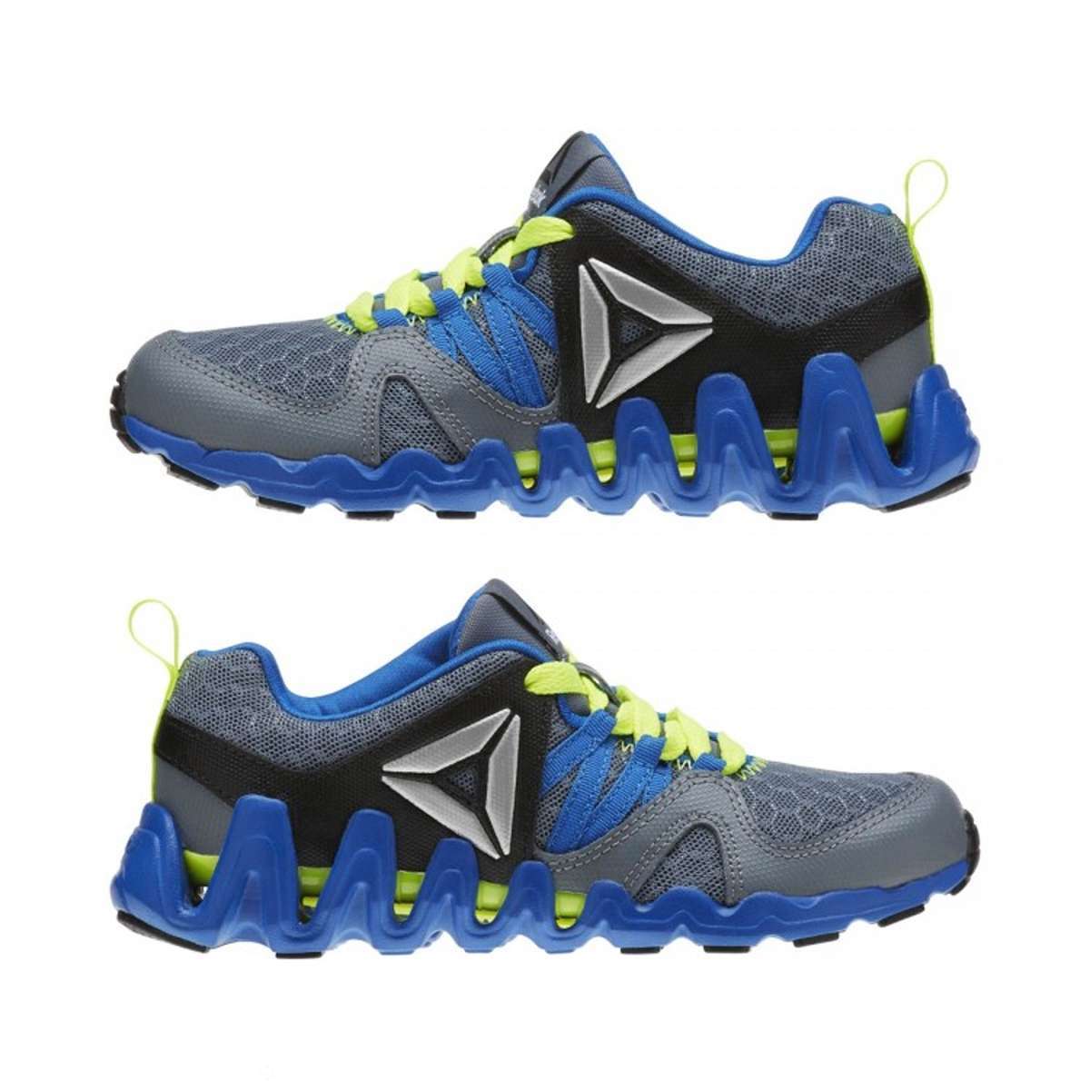 Reebok Kid's(Little Kid) Zig Big N' Fast Fire Shoes,BD3910, Asteroid Dust / Silver Met / Awesome Blue / Black