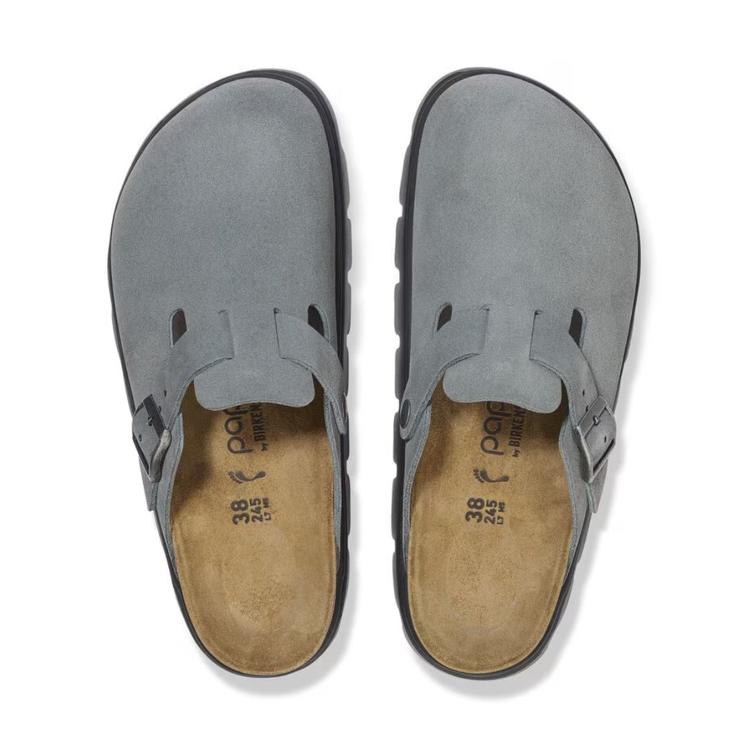 Birkenstock Boston PAP Chunky - Basalt Gray/ Black