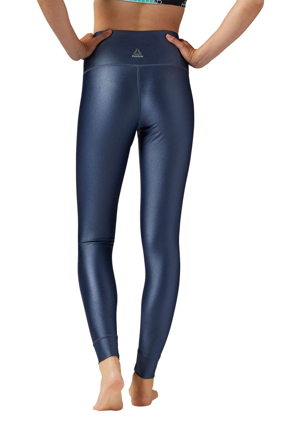 Reebok Women's Metallic High Rise Leggings