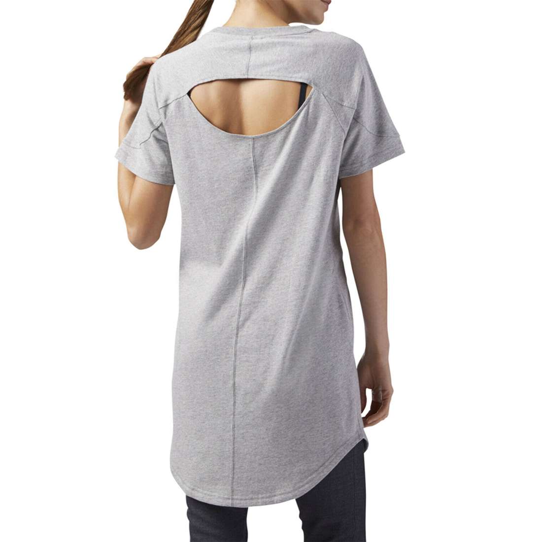 Reebok Women's Classic Sportswear Open Back T-Shirt Dress