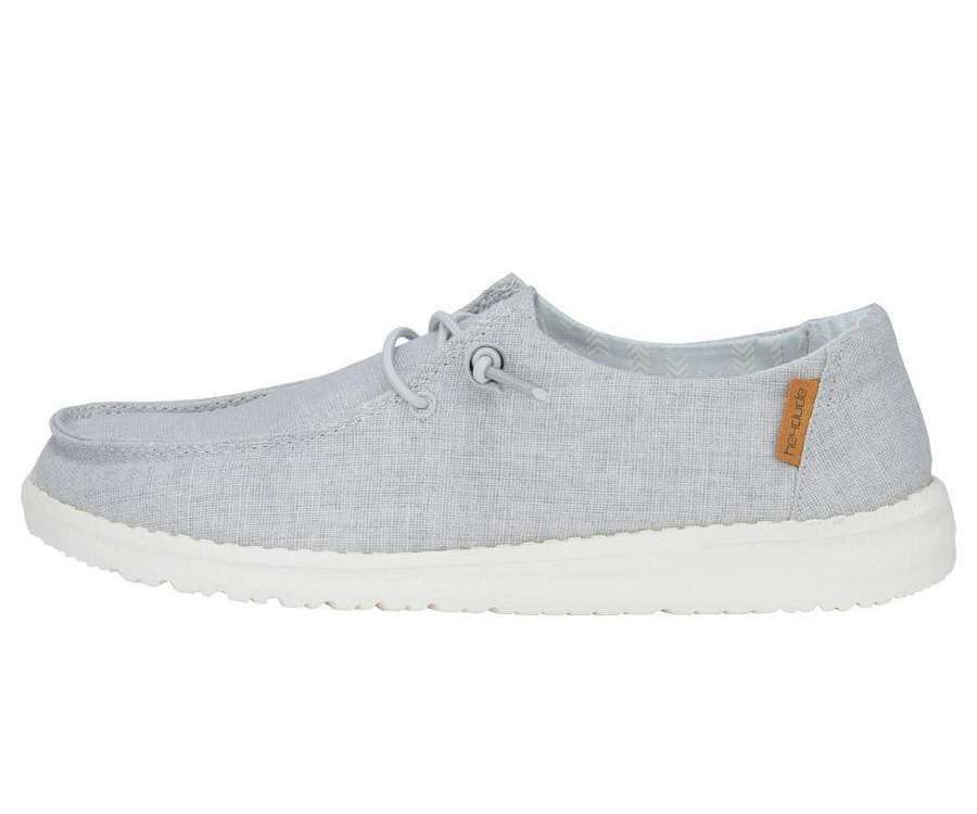 Hey Dude Women's Wendy Chambray - Light Grey 121413058