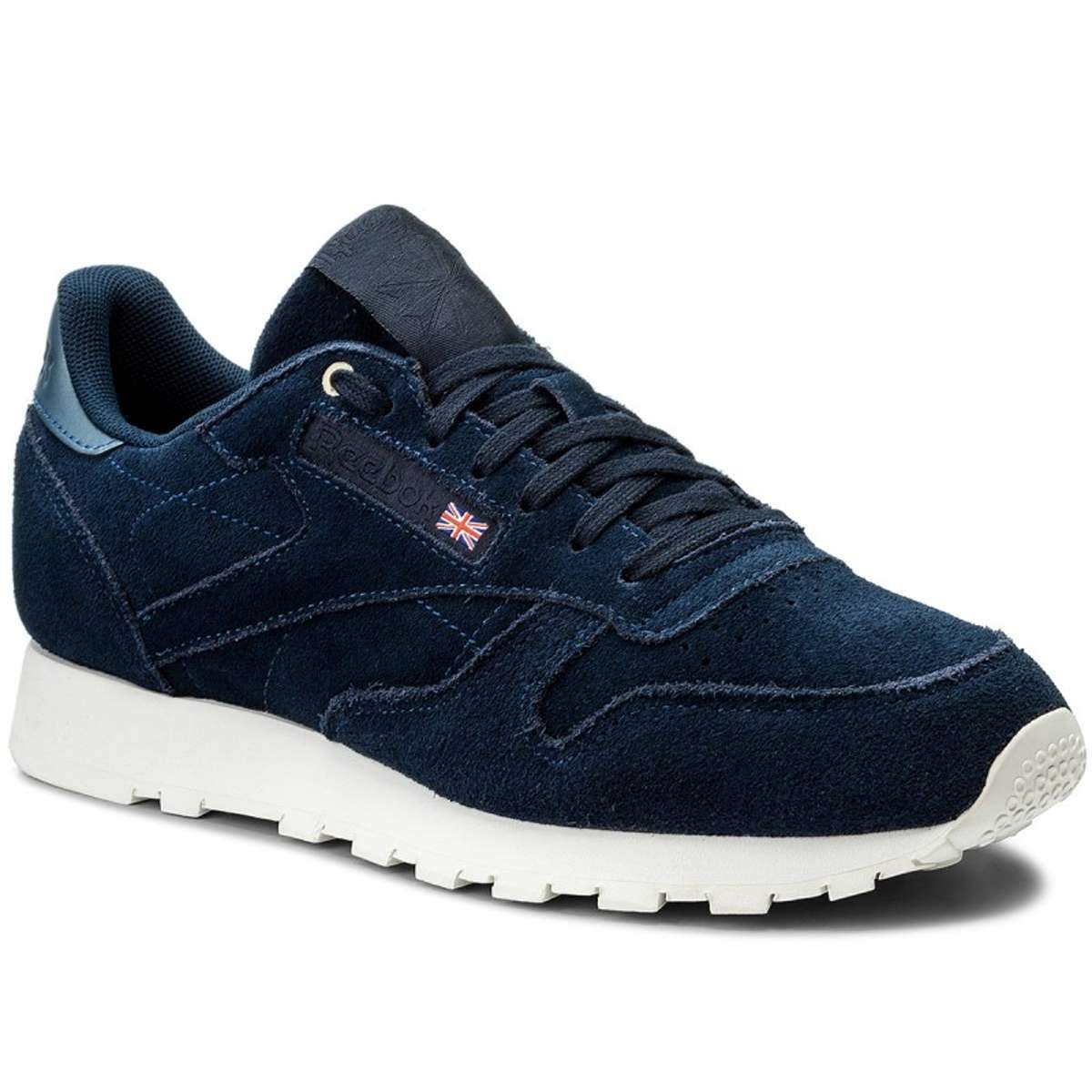 Reebok Men's Classic Leather MCC Shoes,CM9609,Blue/Chalk