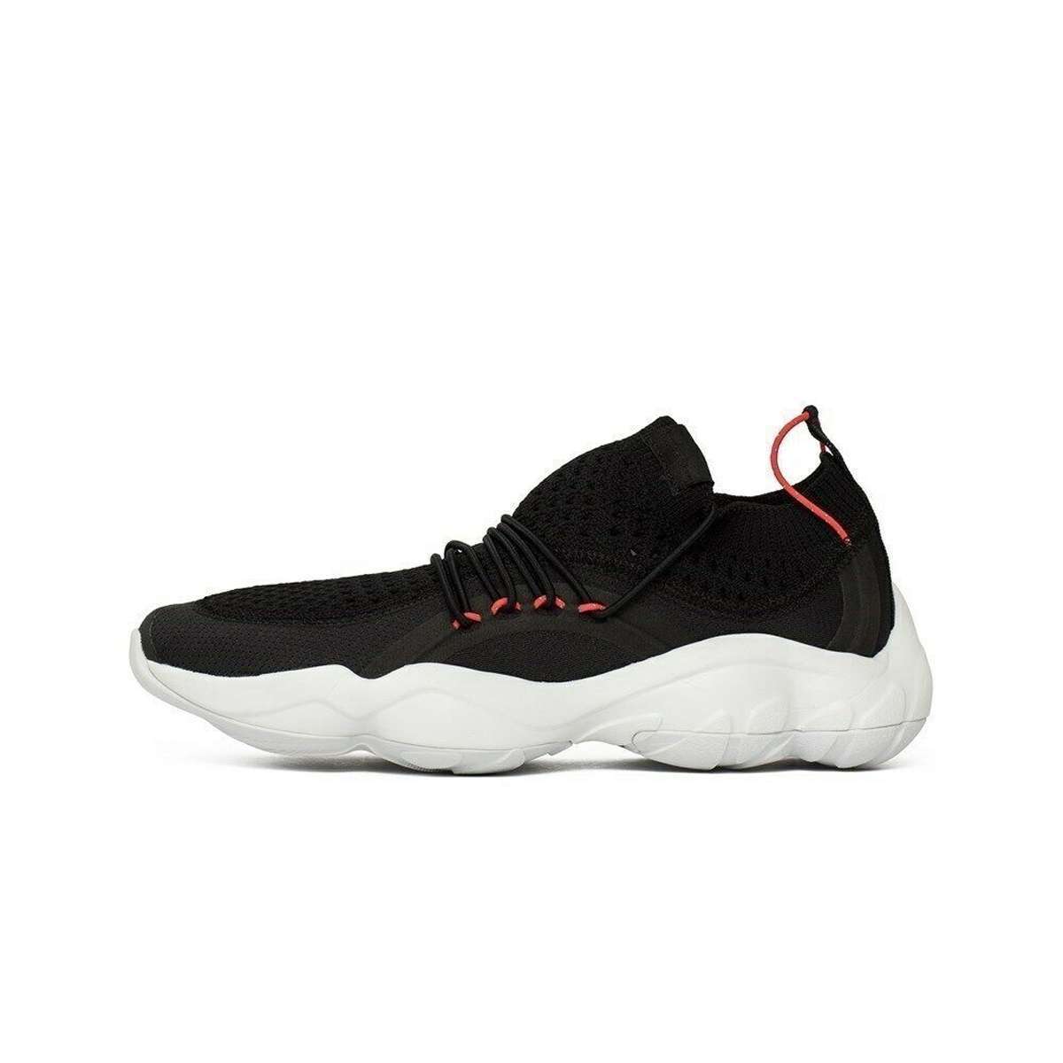 Reebok Men's DMX Fusion Shoes,CM9643,Black/White/Neon Cherry