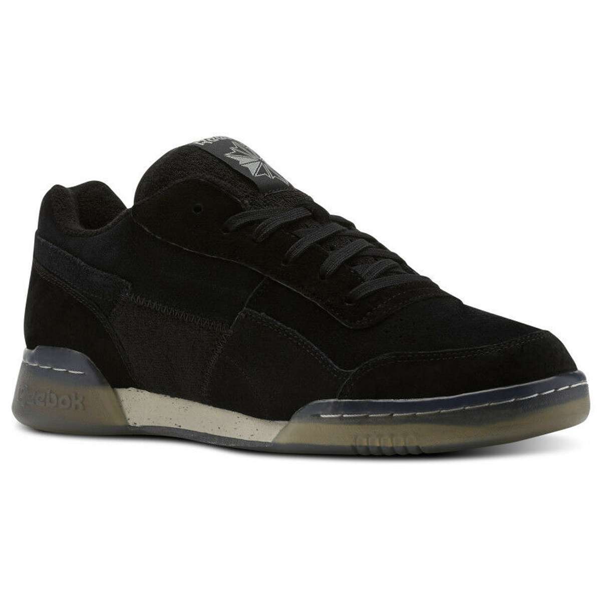 Reebok Men's Workout Plus Tribute Shoes,CM9909,Black / Grey-Ice