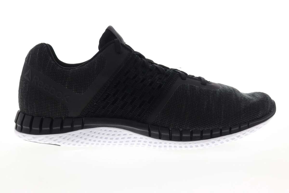 Reebok Men's Print Run Distance Shoes,CN0411,Black/Alloy/White