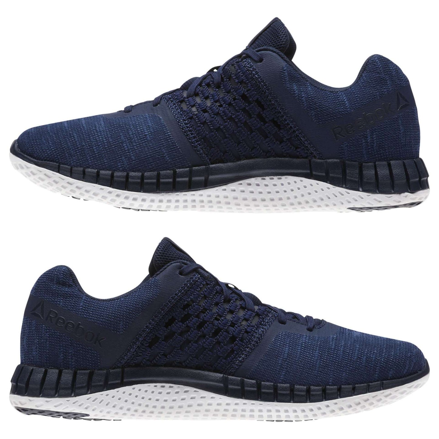 Reebok Men's Print Run Distance Shoes,CN1656,Collegiate Navy/White/Steel