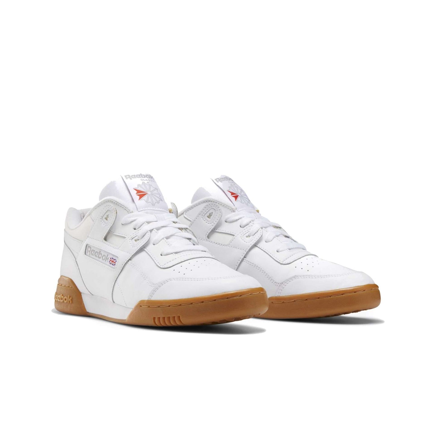 Reebok Men's Workout Plus Shoes,CN2126,White / Carbon / Classic Red / Reebok Royal