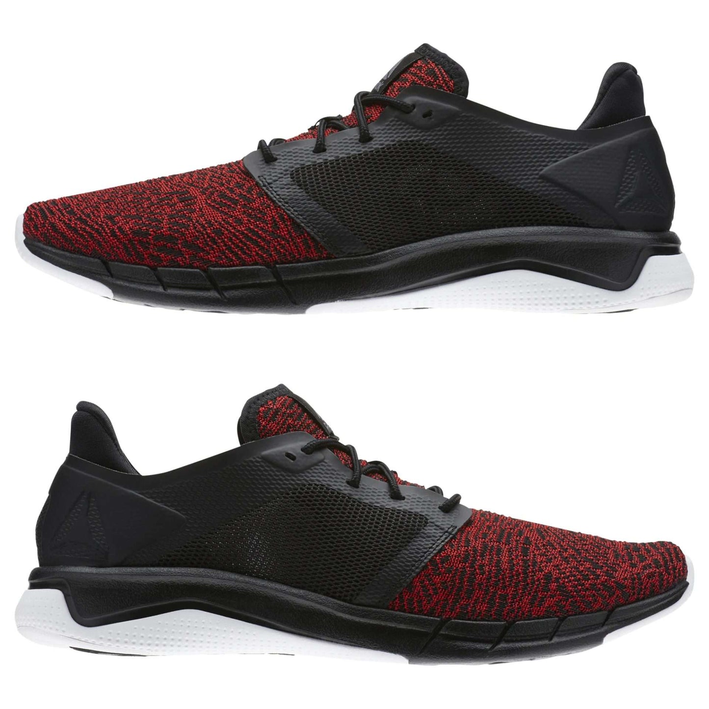 Reebok Men's Print Run 3.0 Shoe,CN2503,Black/Primal Red/White