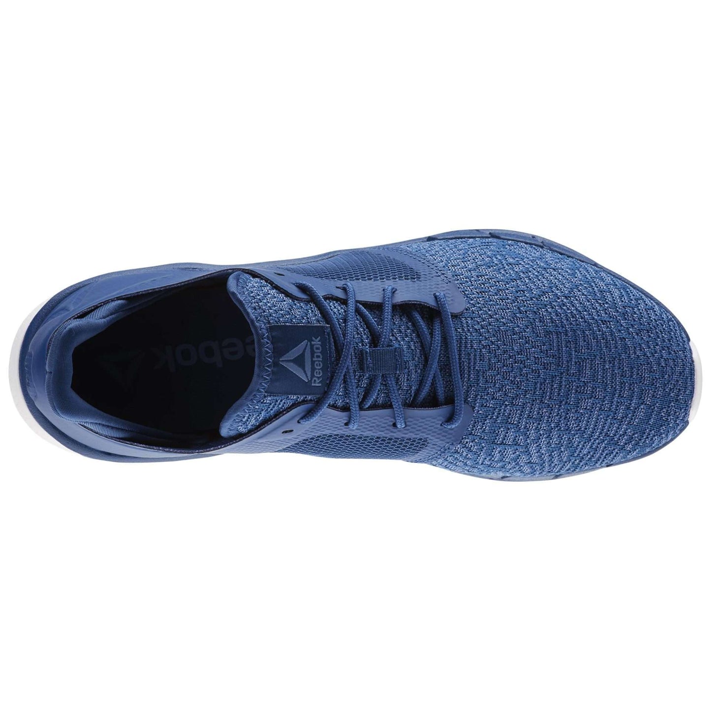 Reebok Men's Print Run 3.0 Shoe,CN4909,Bunker Blue/Blue Slate/White
