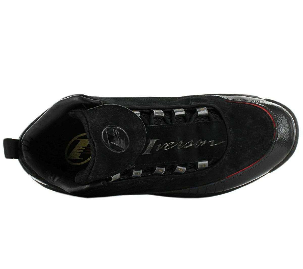 Reebok Men's Iverson Legacy Shoes,CN8404,Black/White/Reebok Red/Reebok Brass