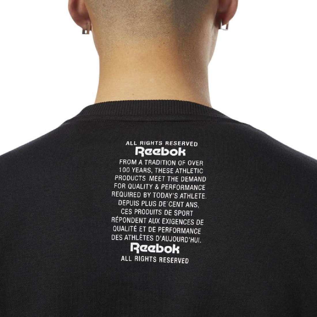 Reebok Men's Unisex Fleece Crew Sweatshirt