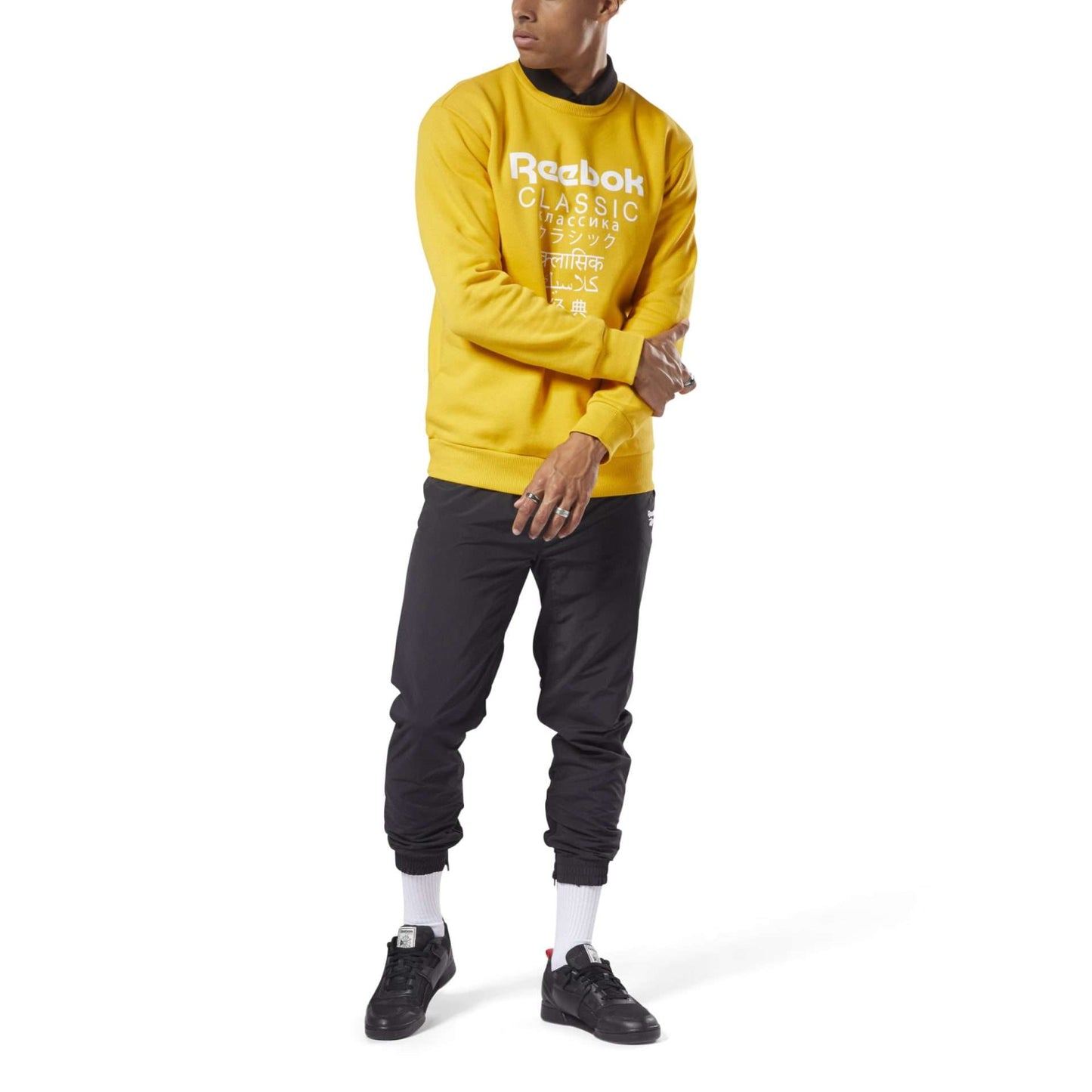 Reebok Men's Unisex Fleece Crew Sweatshirt