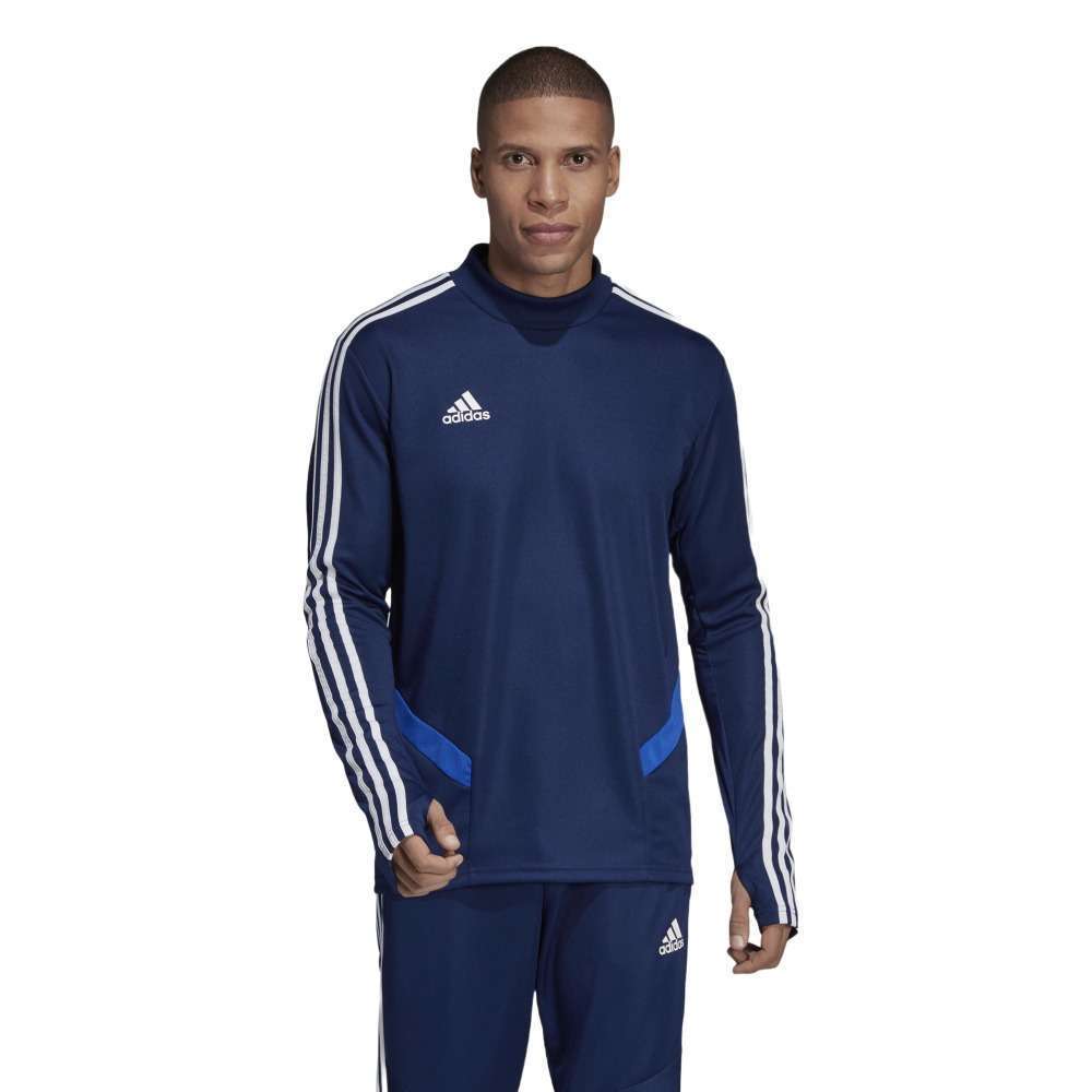 A front view of the adidas Tiro 19 Training Top for men's soccer