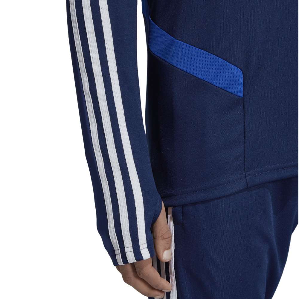 A front view of the adidas Tiro 19 Training Top for men's soccer