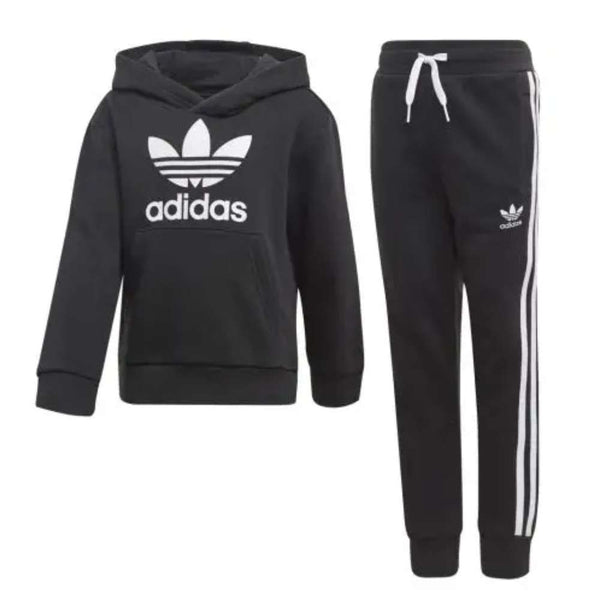 Trendy and comfortable adidas Originals unisex-youth Trefoil Hoodie Set