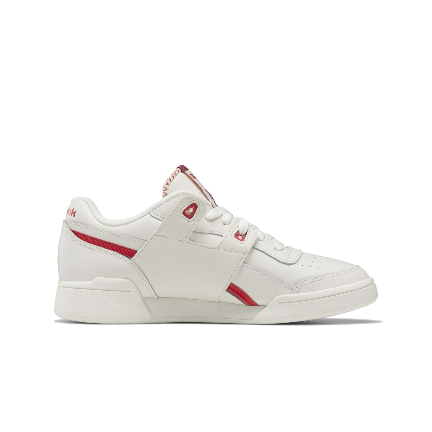Reebok Women's Workout Lo Plus,DV6600,Chalk/Pink/Red/Rose Dust