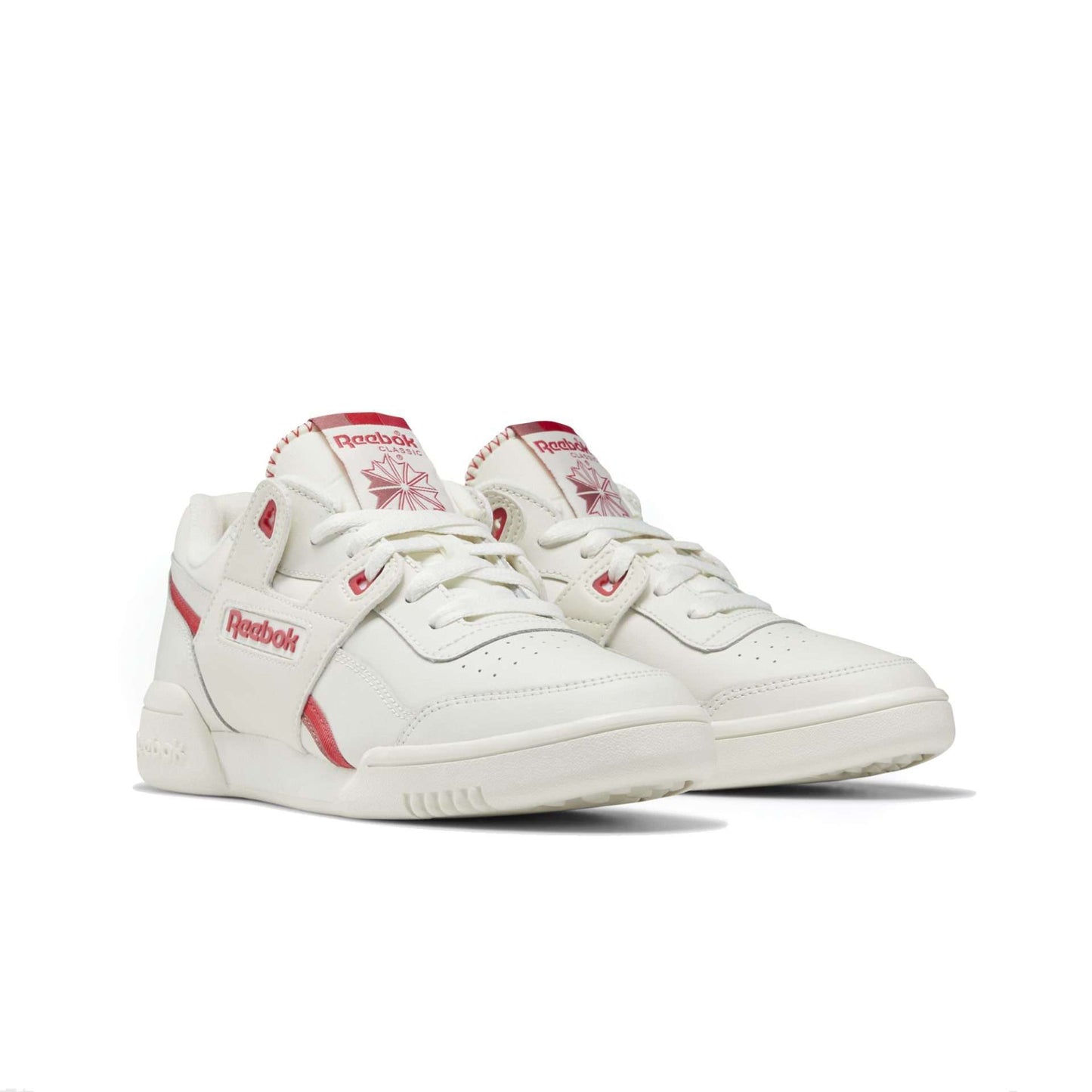 Reebok Women's Workout Lo Plus,DV6600,Chalk/Pink/Red/Rose Dust