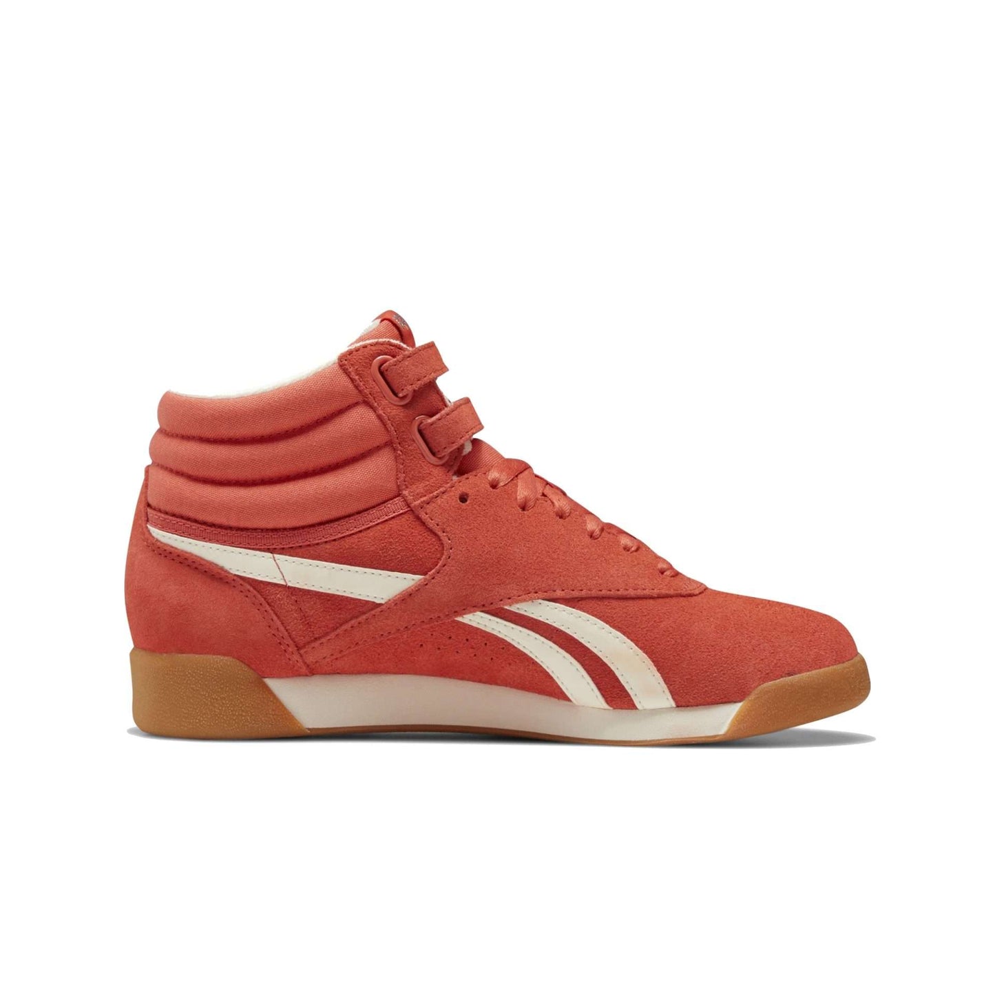 Reebok Women's Freestyle Hi Shoes,DV7045,Rosette / Cream White / Silver Met.