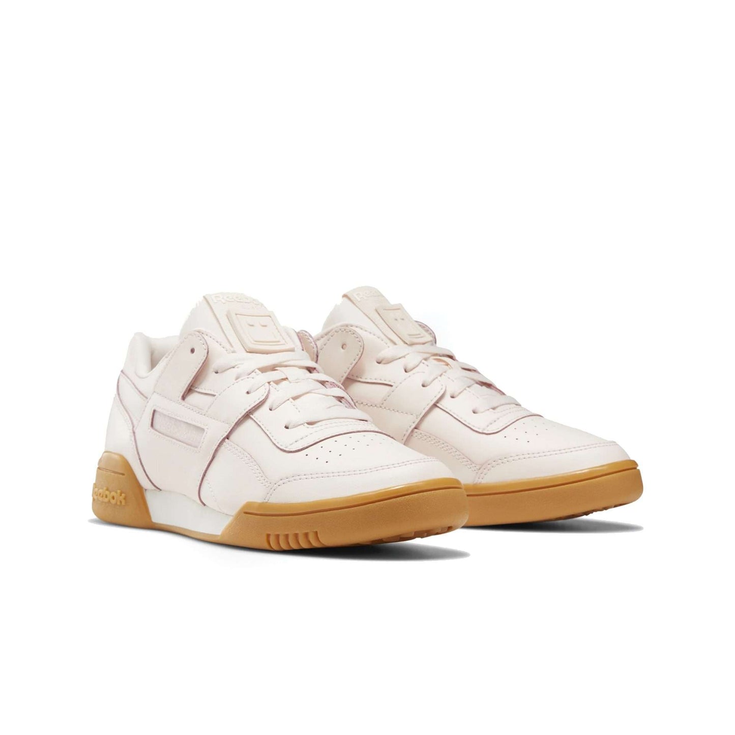 Reebok Women's Workout Lo Plus,DV7066,Pale Pink/Chalk