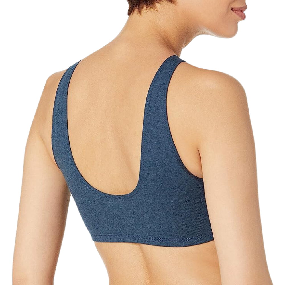 adidas Originals Fakten Bra Sport Activewear Top, showcasing the 3-Stripes design and high crew neck