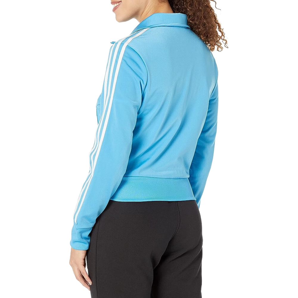 Woman sporting the adidas Originals Women's Adicolor Classic Firebird Track Jacket