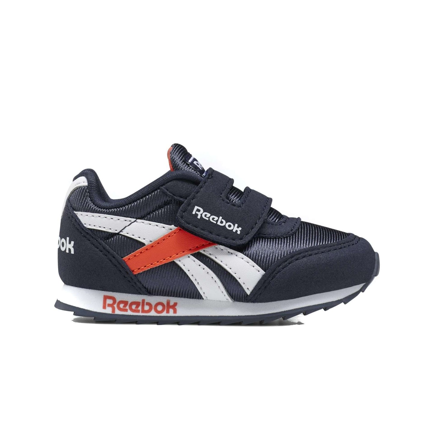 Reebok Kid's(Toddler) Royal Classics Jogger 2 Shoes,EF3738,Collegiate Navy / Vivid Orange / White