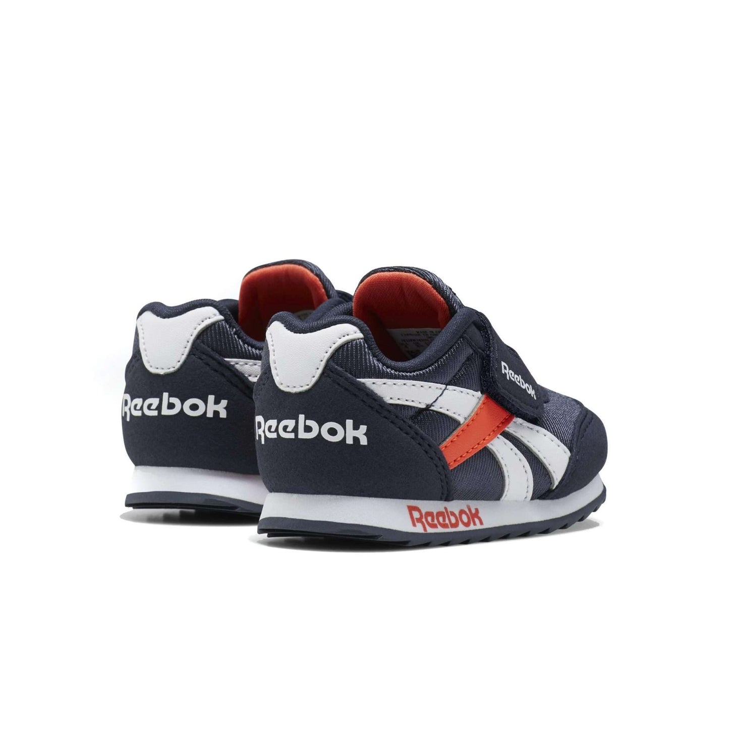 Reebok Kid's(Toddler) Royal Classics Jogger 2 Shoes,EF3738,Collegiate Navy / Vivid Orange / White
