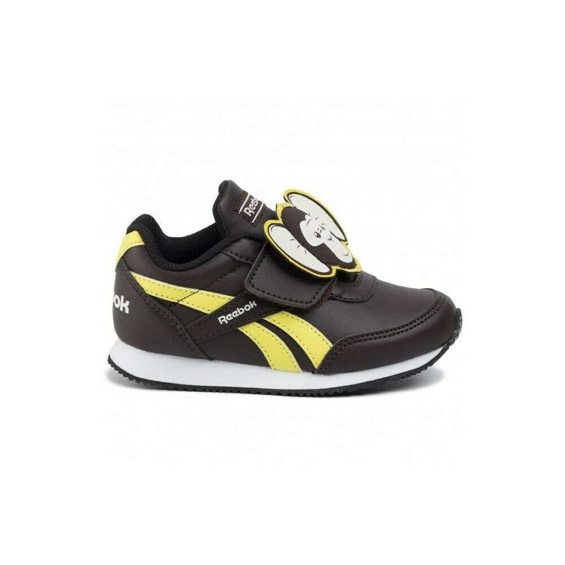 Reebok Kid's(Toddler) Royal Classics Jogger 2 Shoes,EF3756,Dark Brown/Hero Yellow/Classic White