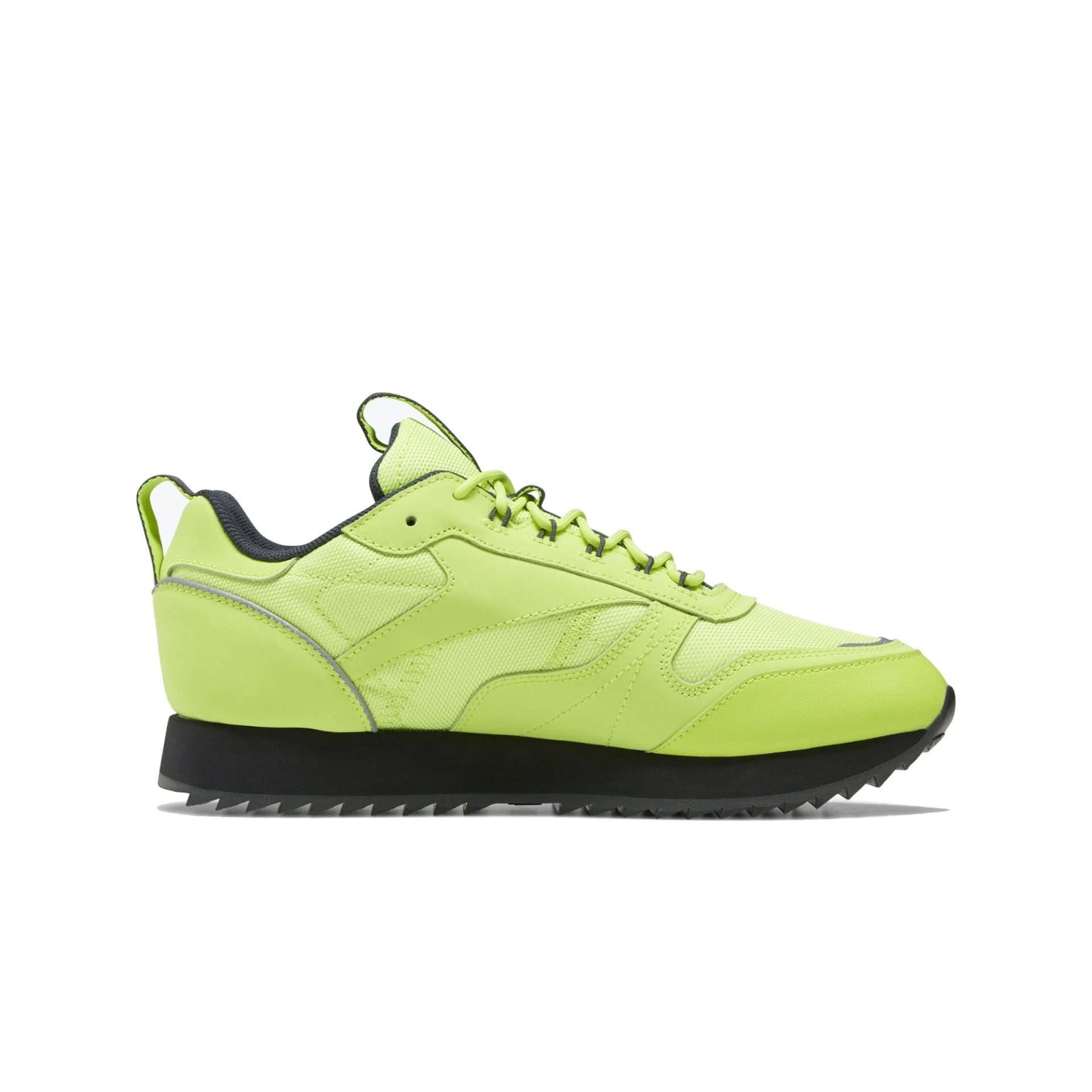 Reebok Women's Classic Leather Ripple Trail Shoes ,EG6670,Neon Lime / True Grey 8 / True Grey 8