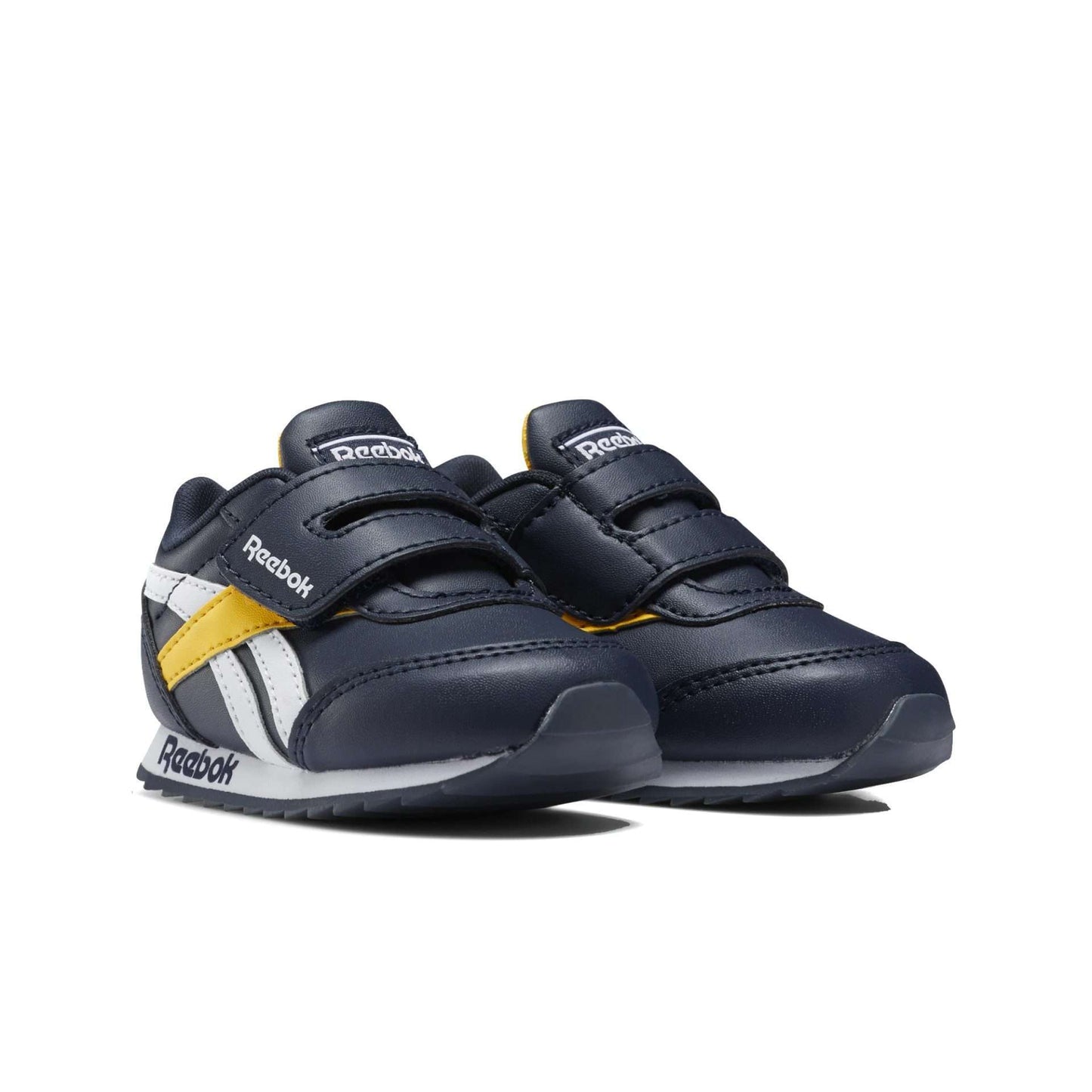 Reebok Kid's(Toddler) Royal Classics Jogger 2 Shoes,EH2112,Collegiate Navy / Solar Gold / White