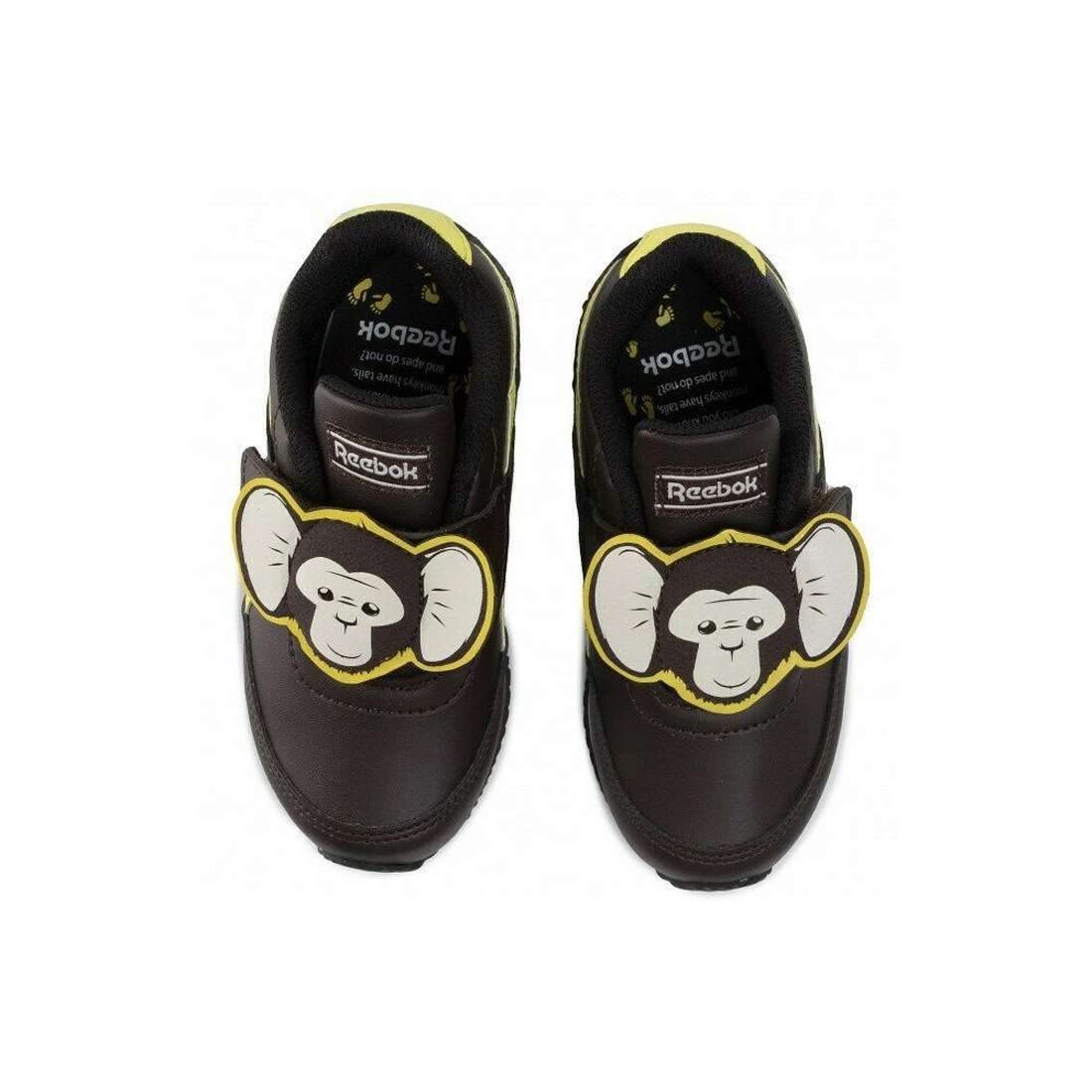 Reebok Kid's(Toddler) Royal Classics Jogger 2 Shoes,EF3756,Dark Brown/Hero Yellow/Classic White