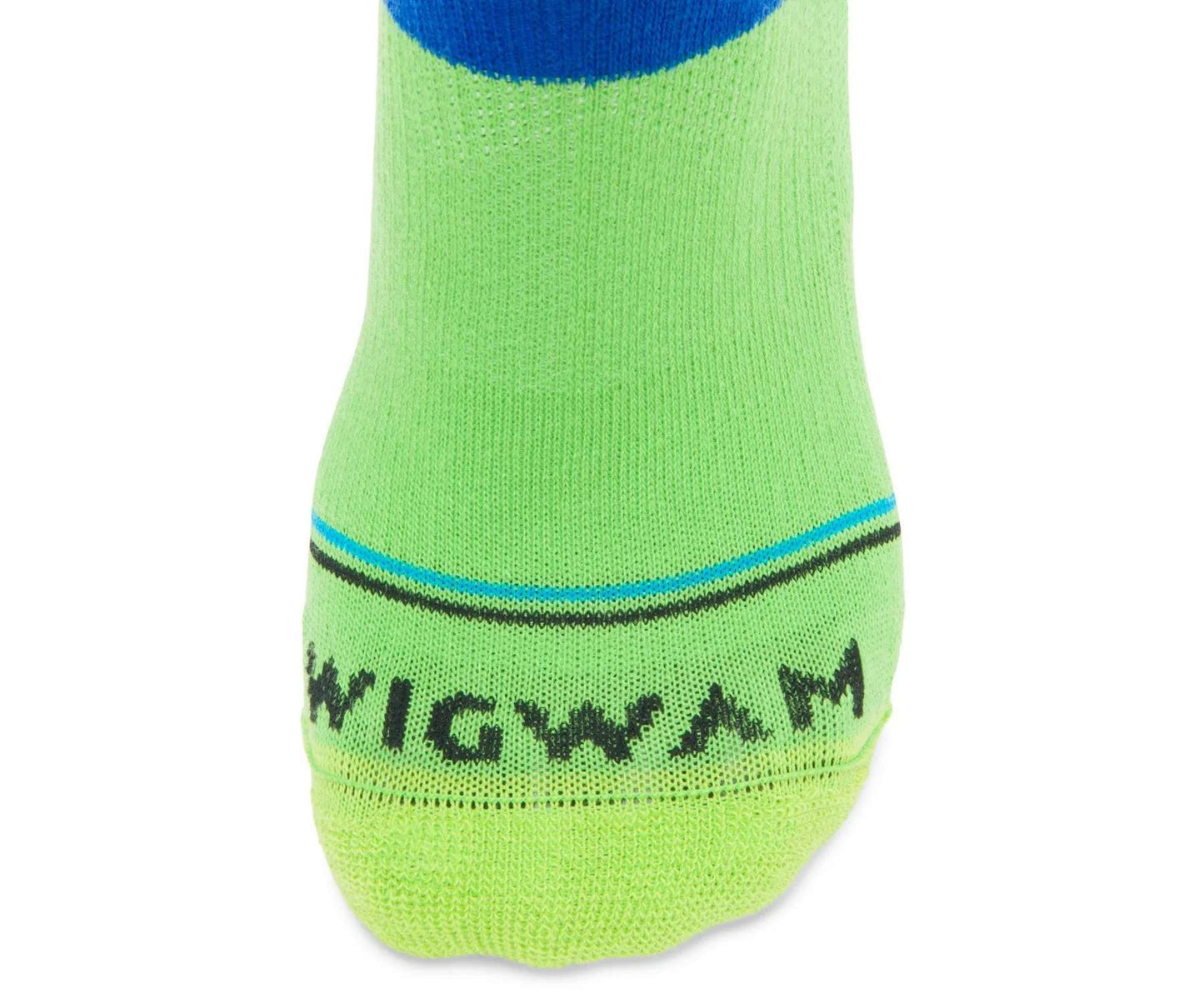WIGWAM Surpass Lightweight Mid Crew, F2444-238, Blue/Green