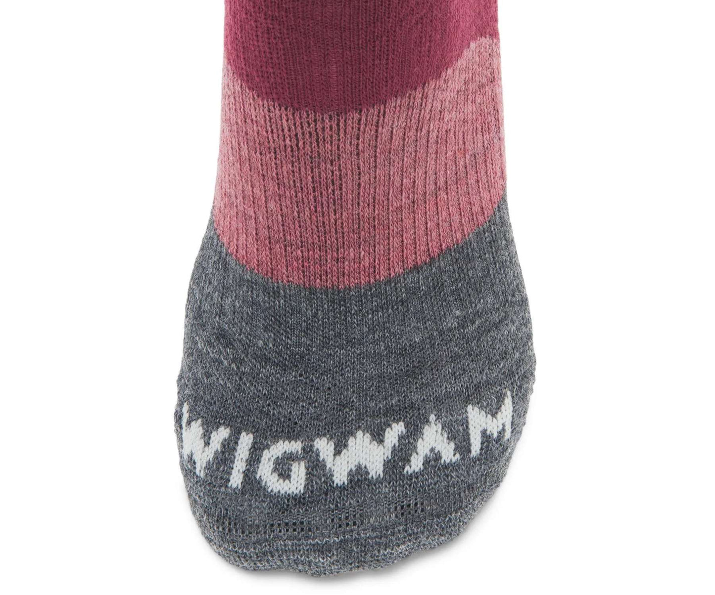 WIGWAM Trail Junkie Lightweight Mid Crew , F2451-827, Rhododendron