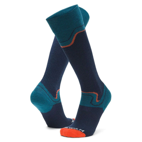 WIGWAM Synchro Knit Snow Junkie Lightweight Over-The-Calf , F2702-586, Navy II