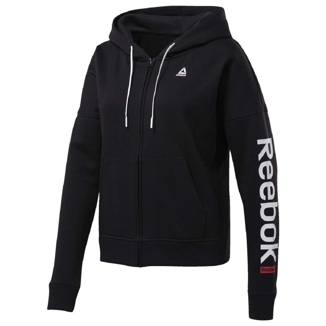 Reebok Women's Liner Logo Full Zip Hoodies