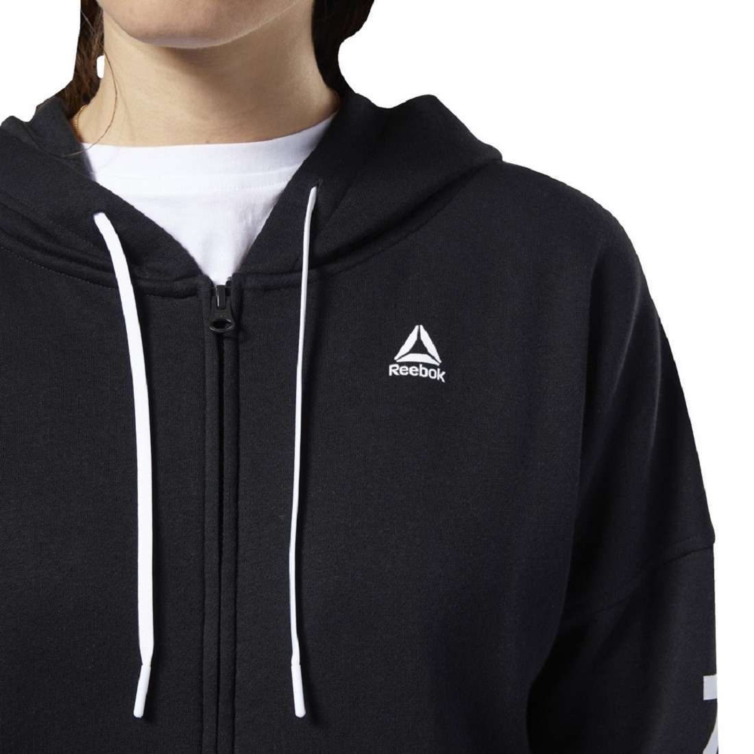 Reebok Women's Liner Logo Full Zip Hoodies