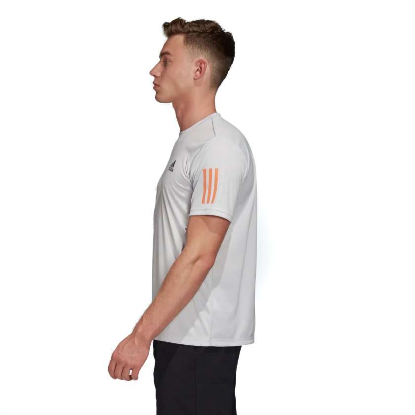 adidas Men's Tennis Club 3 Stripes T-Shirt