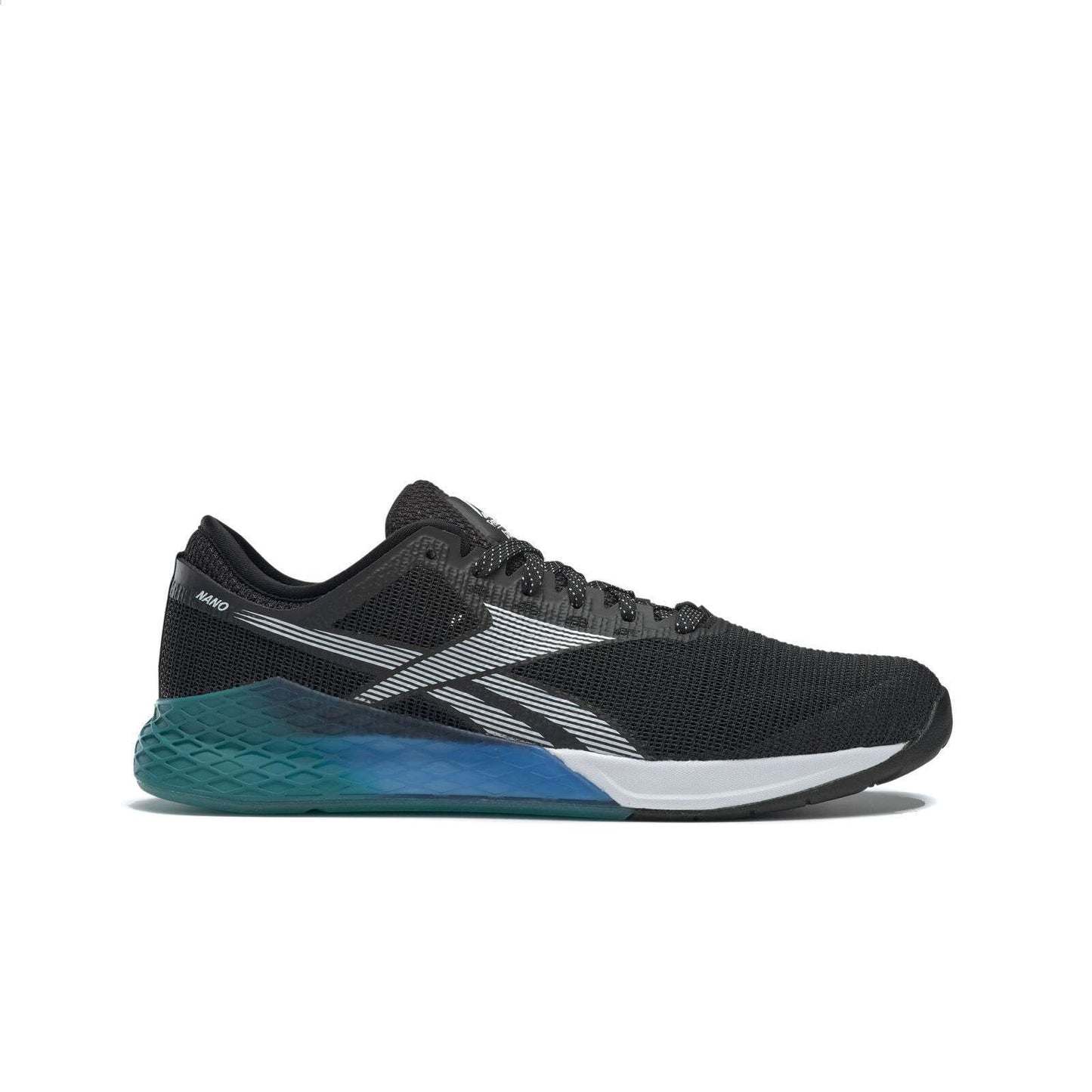 Reebok Men's Nano 9 Training Shoes,FU7564,Black / Seaport Teal / Humble Blue