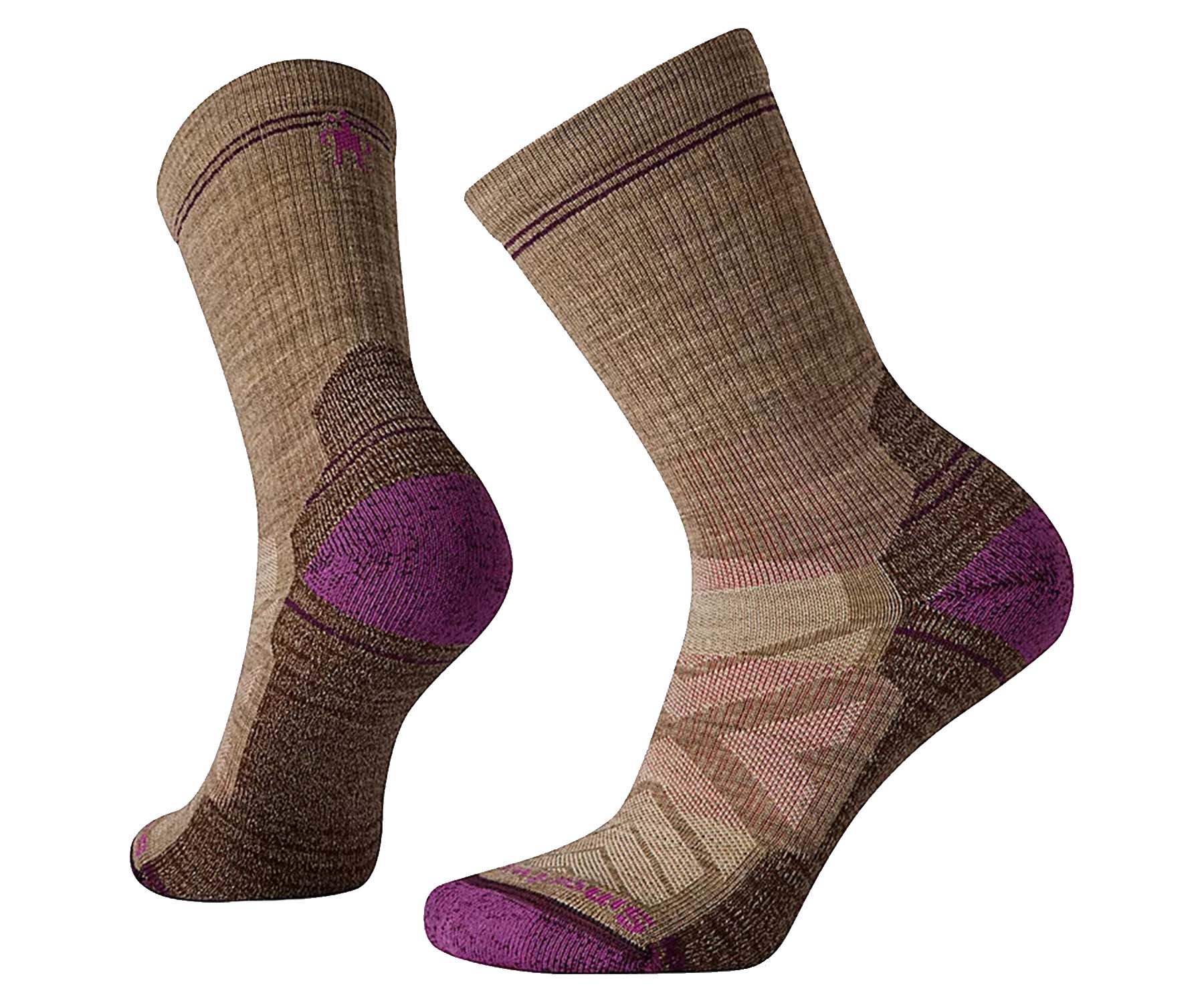 Smartwool Women's Hike Light Cushion Crew Socks - Fossil (SW00153-880 0822)