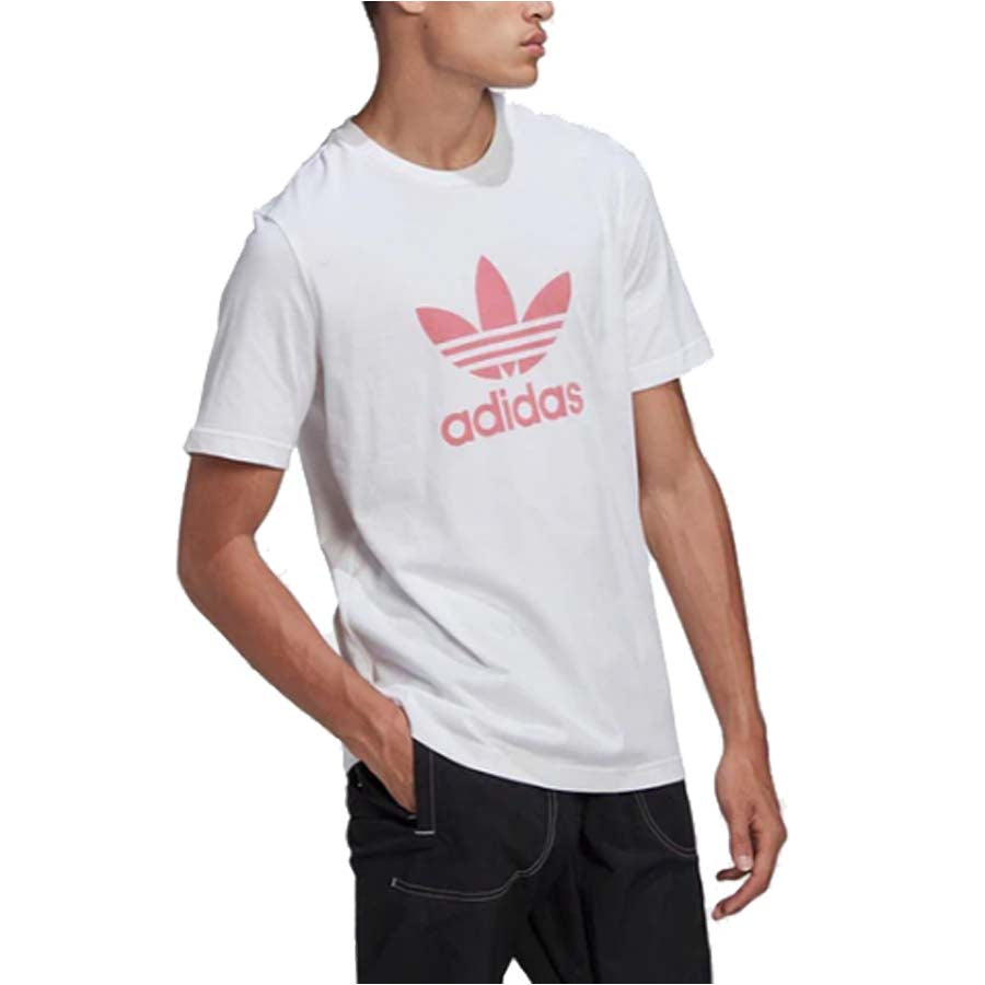 adidas Originals Men's Trefoil T-Shirt with a bold logo design, crafted from soft cotton for everyday comfort and style.