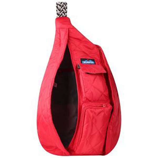 kavu Mini Rope Puff Bag - Scarlet