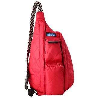 kavu Mini Rope Puff Bag - Scarlet
