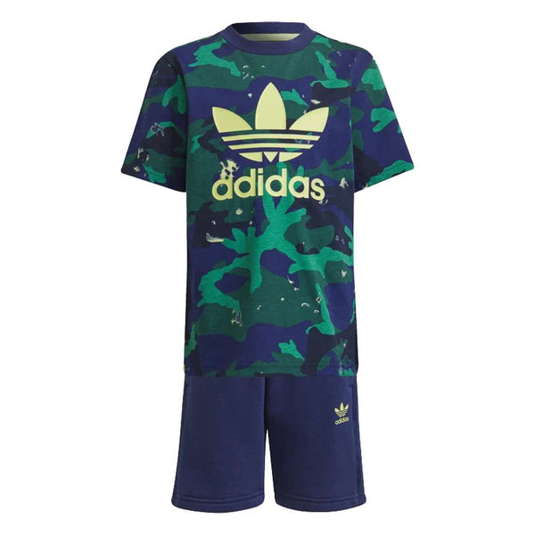 Stylish and comfortable adidas Originals Boys' Big Pack Camo Print Short Tee Set
